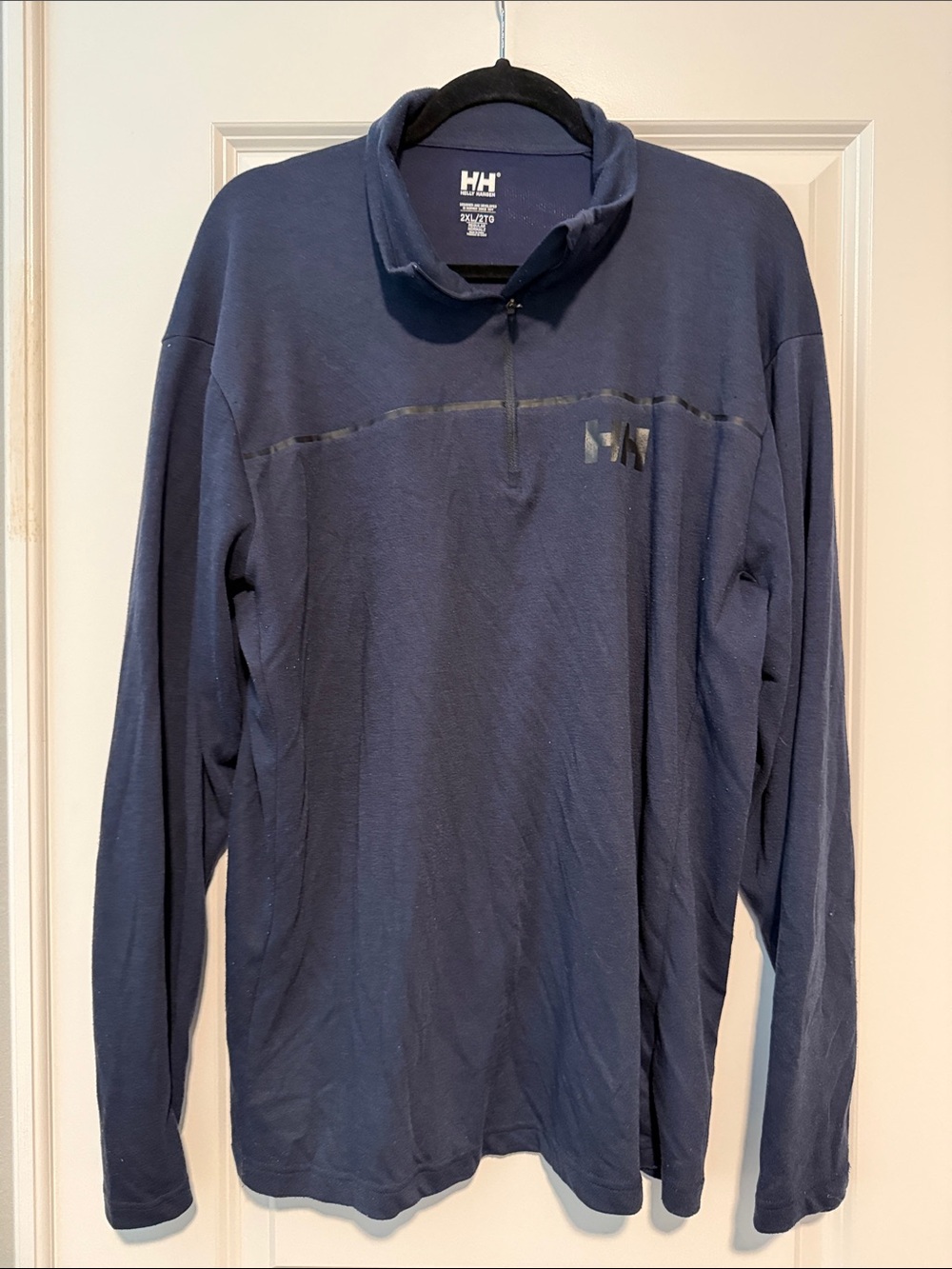 Helly Hansen Navy Blue Logo Pullover Top